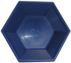 Goldwaschpfanne - JOBE Hex Pan 15'' - 37,5 cm blau