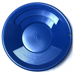 Goldwaschpfanne SE Gold Pan 10" - 25 cm blau Kunststoff