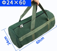 Heavy-Duty Tasche aus Canvas 60 cm x 24 cm Ø  dunkelgrün
