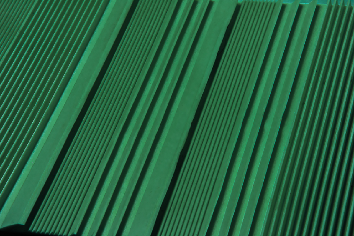 Neu:  SONA Rubber Riffle Matte 67,8 cm x 24,9 cm - dunkelgrün - 3 verschiedene Riffel