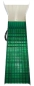 Preview: Weltneuheit!!  GRIZZLY MAT -- grün --- KOMPLETTE WASCHRINNE --- 119,5 cm lang - 25,6 cm breit -- Trichter 45 cm breit