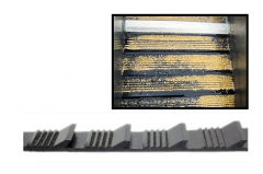 Preview: KEENE 'Miracle Mat' -- Länge = 89,0 cm -- Breite =  25,4 cm -- Höhe = 0,8 cm,  Farbe grün