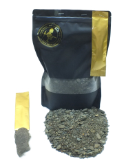 1000 Gramm Goldsand Paydirt - mindestens 0,55 Gramm Gold mit Nuggets - Bull Creek, California, USA - extra Portion Black Sand