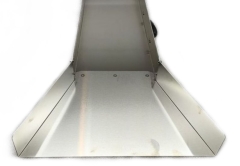 Preview: Leere WASCHRINNE zum Selbstbestücken  --- 119,5 cm lang - 25,6 cm breit -- Trichter 45 cm breit