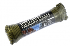 Preview: 100' = 30,5 m Paracord Fallschirmseil - 4 mm - Tragkraft 200 kg - Farbe camo green