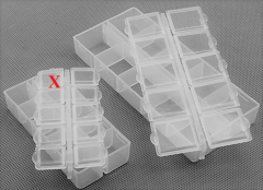 Preview: Mini Kunststoff - Display mit 10 Fächern