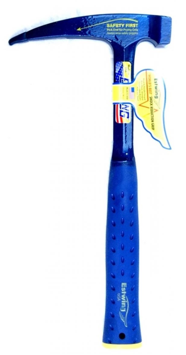thumbnail image 2 of Estwing E6-24PC Rock Pick - 24-Ounce Square Head Geological Hammer With Shock Reduction Grip 2 of 9