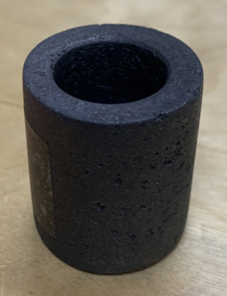 Schmelztiegel aus Graphit - Volumen 7 ml - Ø Innen = 20 mm