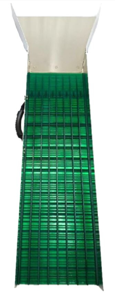 Weltneuheit!!  GRIZZLY MAT -- grün --- KOMPLETTE WASCHRINNE --- 119,5 cm lang - 25,6 cm breit -- Trichter 45 cm breit