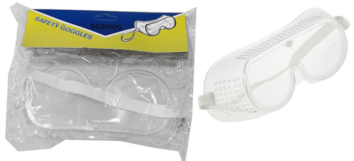 Schutzbrille aus Kunststoff, belüftet
